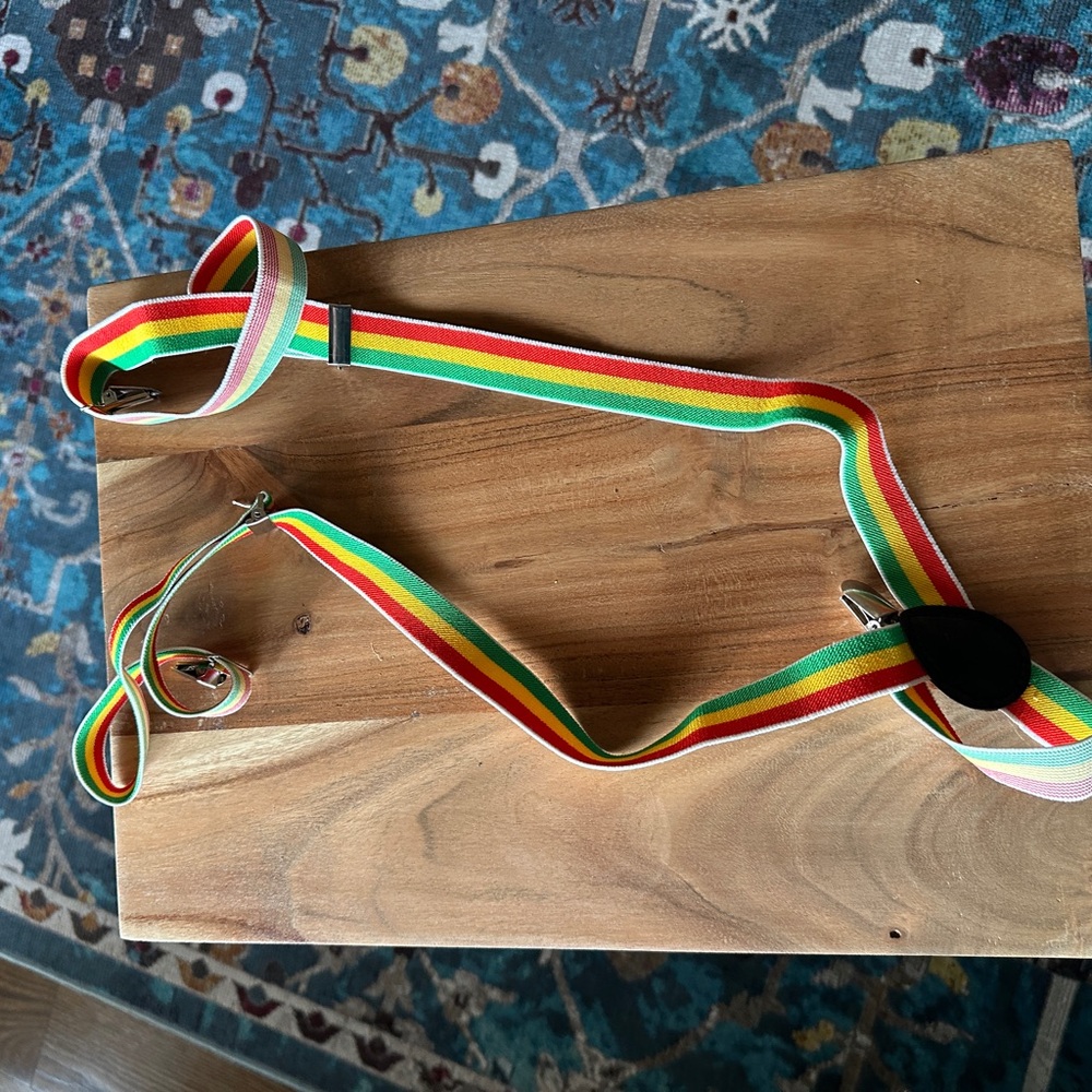 Super Adorable Rainbow Suspenders